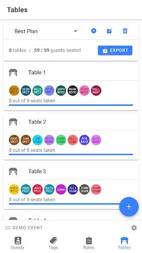 Table Tailor: Seating Planner 螢幕截圖 0