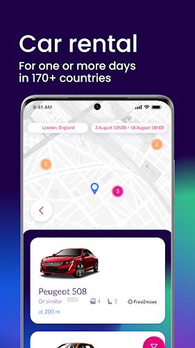 Free2move: car sharing & rent Ảnh chụp màn hình 2