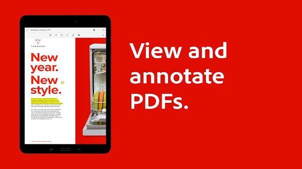 Adobe Acrobat Reader für PDF スクリーンショット 1