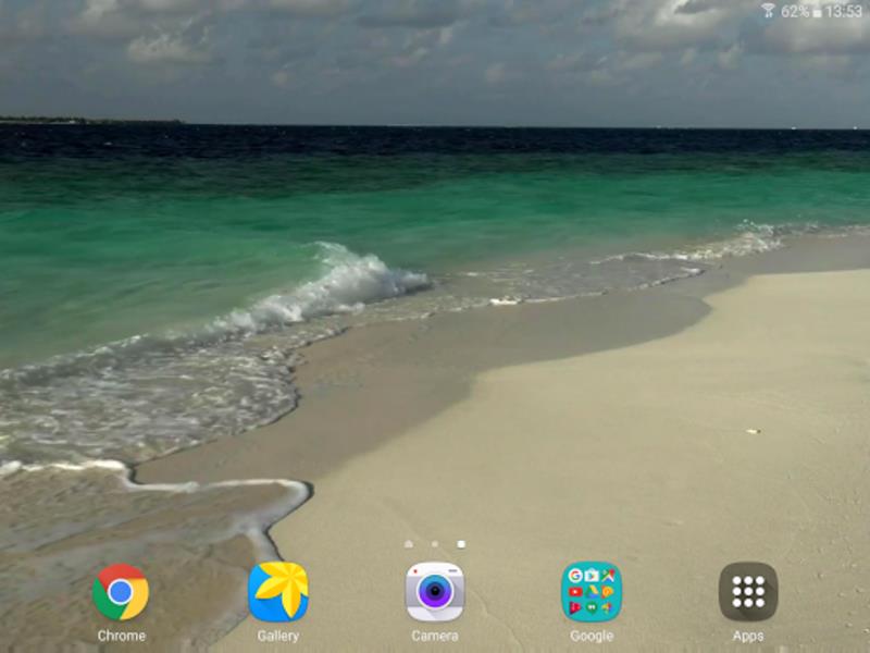 Tropical Beach Live Wallpaper Captura de tela 2