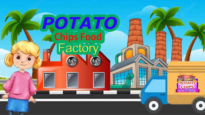 Potato Chips Food Factory Game 螢幕截圖 3