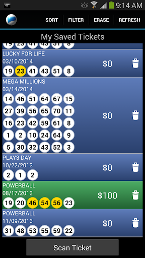 Connecticut Lottery Scanner Captura de tela 0