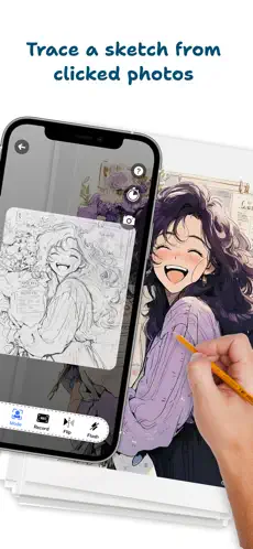 AR Draw Anime Trace Sketch AI Capture d'écran 1