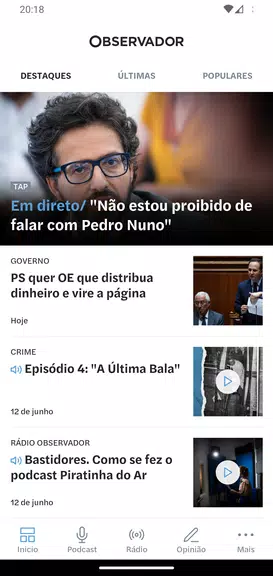 Observador 螢幕截圖 0