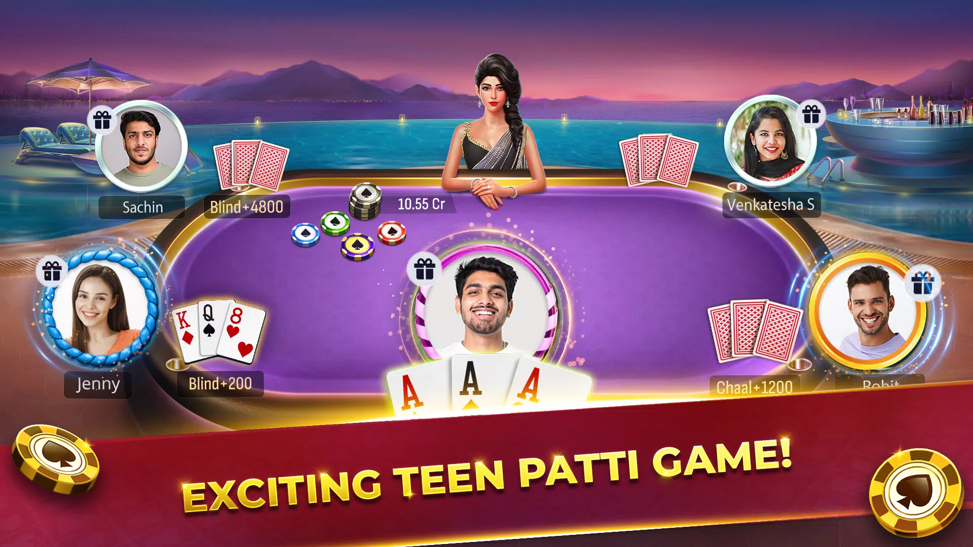 Schermata Teen Patti King® -3 Patti Card 2