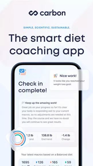 Carbon - Macro Coach & Tracker स्क्रीनशॉट 0