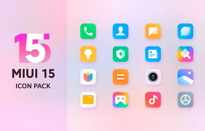 Mi15 Icon Pack应用截图第0张