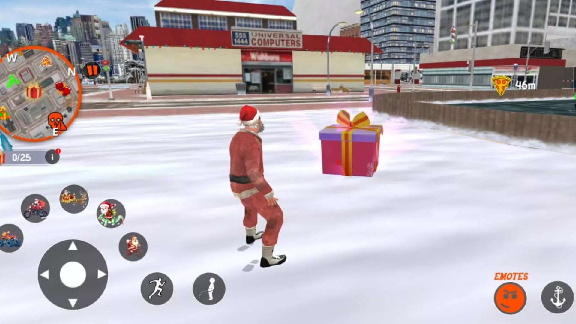 Gangster Santa Openworld Game 螢幕截圖 2