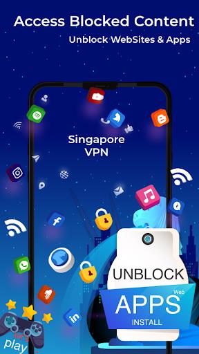 Singapore VPN - Free, Fast & Secure Ảnh chụp màn hình 3