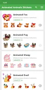 Animals Stickers WAStickerApps 스크린샷 2