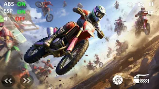 Motocross Beach Bike Games 3D Tangkapan skrin 2