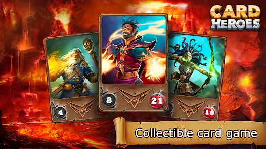 Card Heroes: TCG/CCG deck Wars Mod ภาพหน้าจอ 1