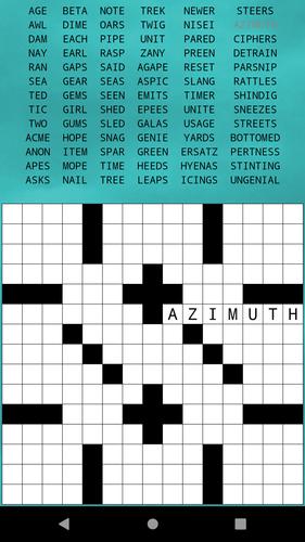 Drag-n-Drop Crossword Fill-Ins 螢幕截圖 2