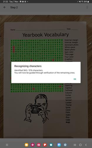 Word Search Scanner and Solver Скриншот 2