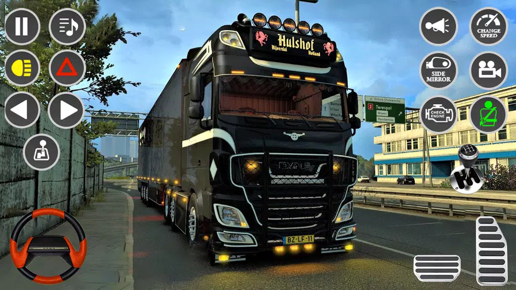 Real Truck Parking Truck Drive Captura de tela 0