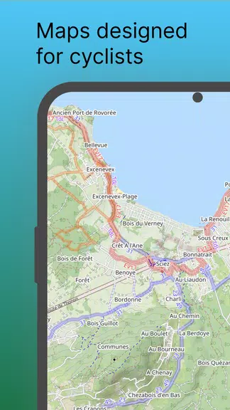 World Bike Map: GPS Navigation स्क्रीनशॉट 1