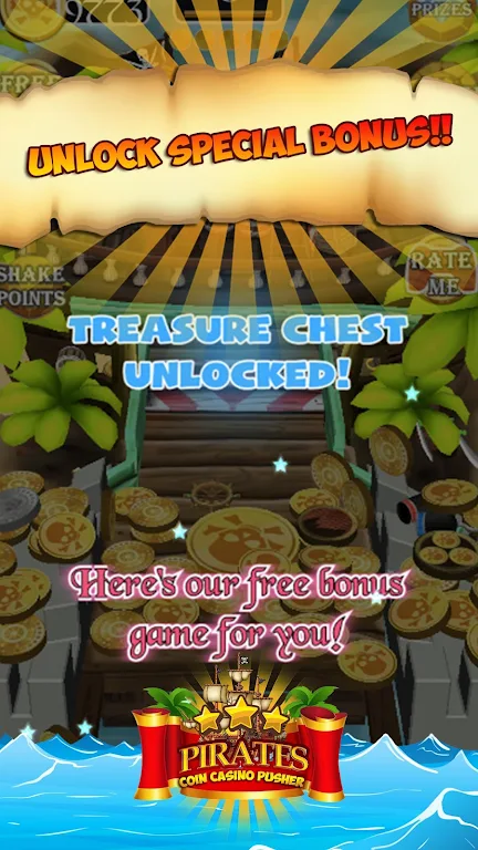 Pirates Coin Casino Pusher 螢幕截圖 3