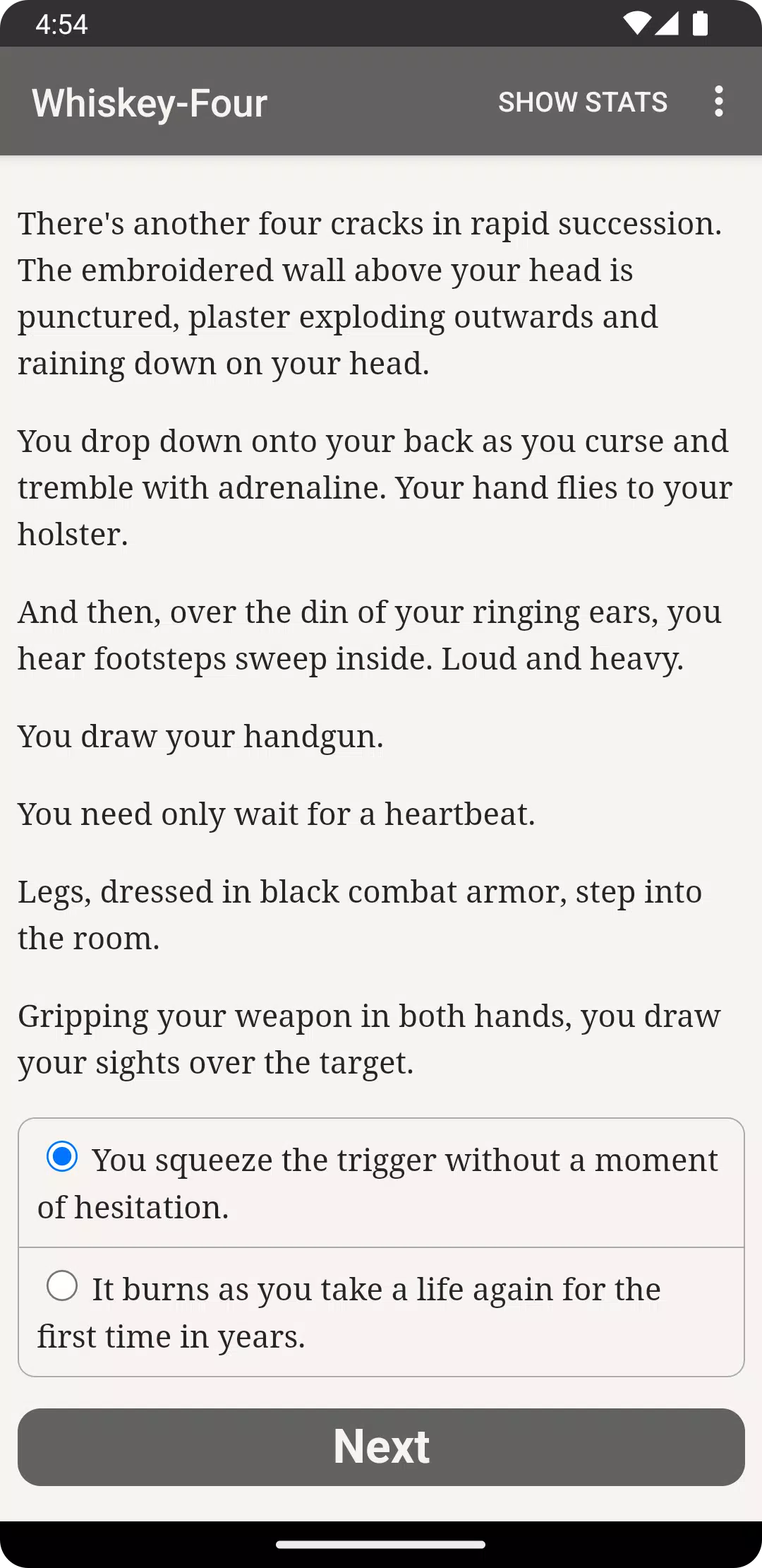 Whiskey-Four スクリーンショット 2