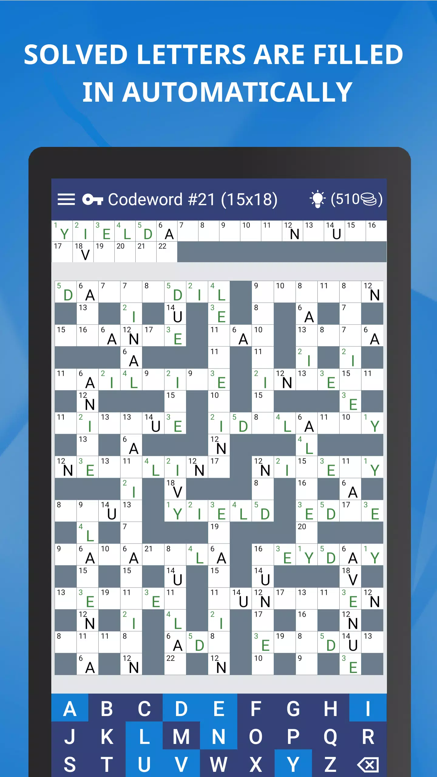 Keywords — Codeword Puzzle Screenshot 3