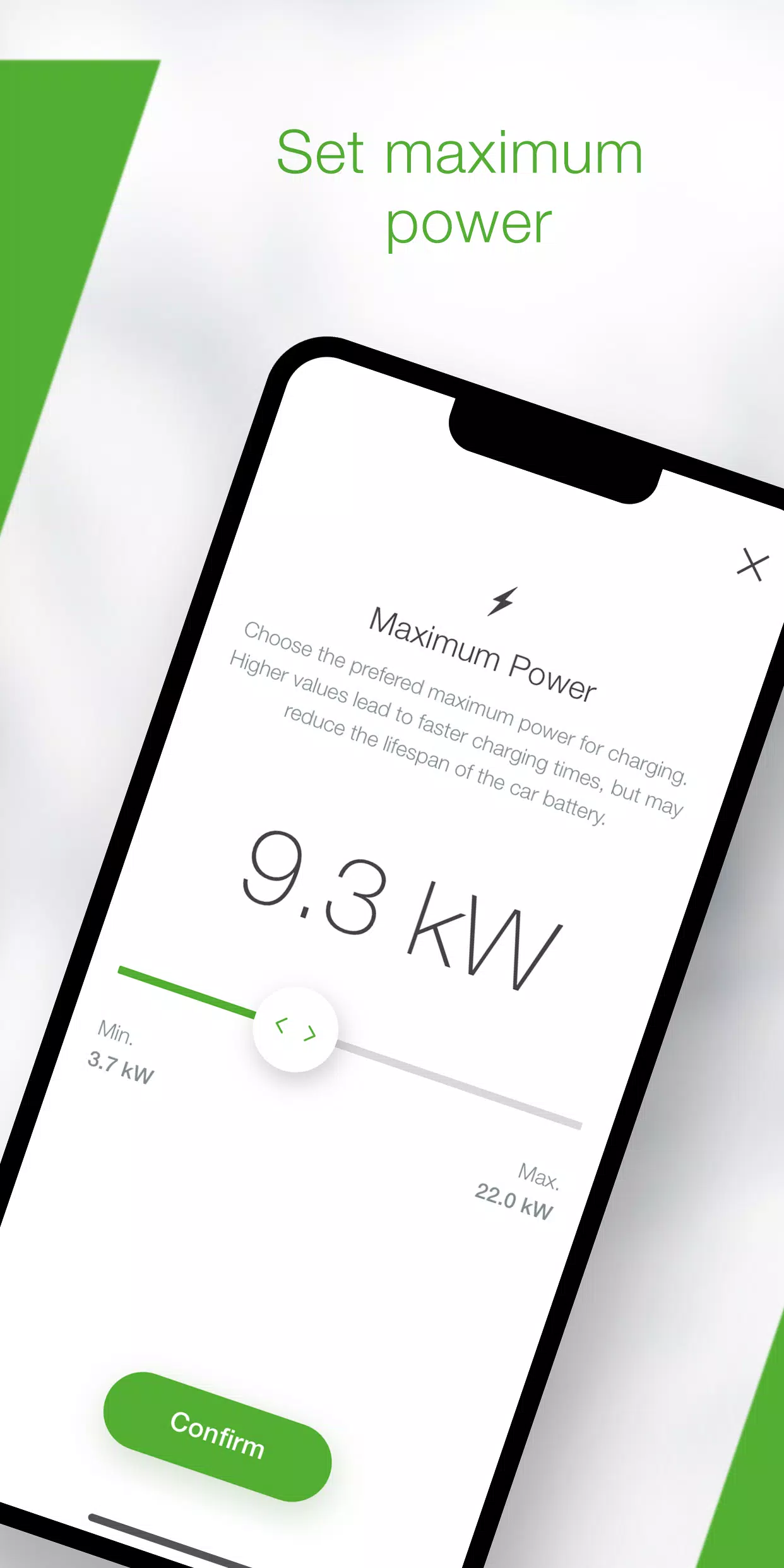 KEBA eMobility App Schermafbeelding 2