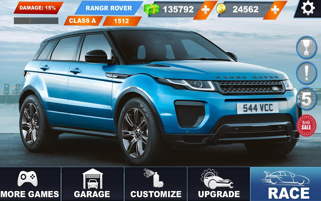 Range Rover City Driving: lx crazy car stunts Schermafbeelding 0