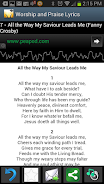 Worship and Praise Lyrics Captura de tela 3