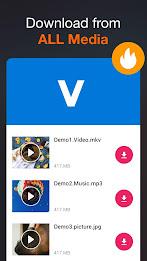 All Video Downloader - V ภาพหน้าจอ 1