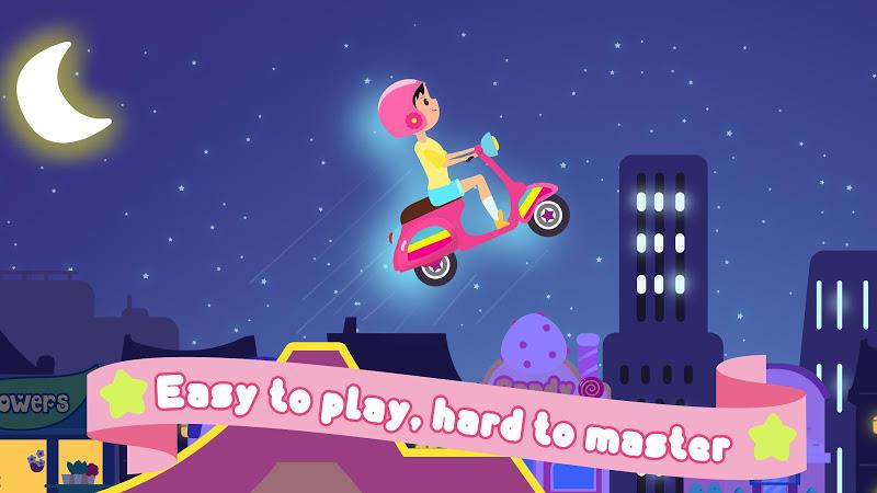 Girls run bike: Real racing Скриншот 2