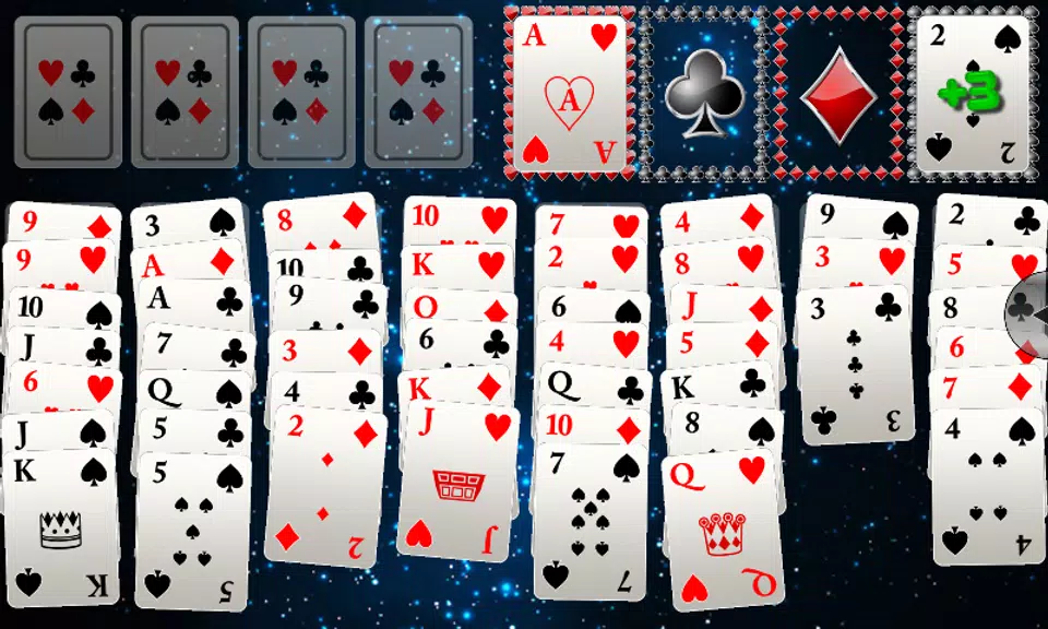 Ultimate FreeCell Solitaire 3D Ảnh chụp màn hình 2