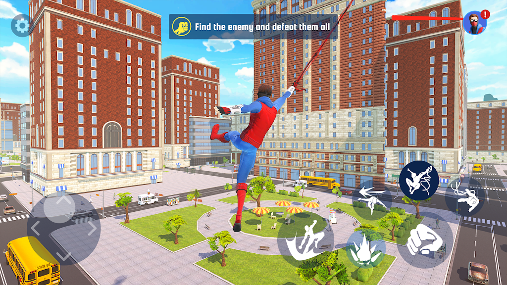 Spider Fighting: Hero Game ဖန်သားပြင်ဓာတ်ပုံ 0