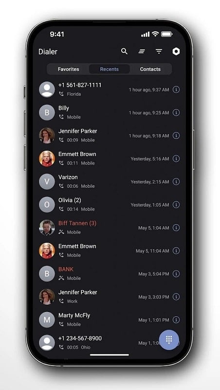 Right Dialer 螢幕截圖 2