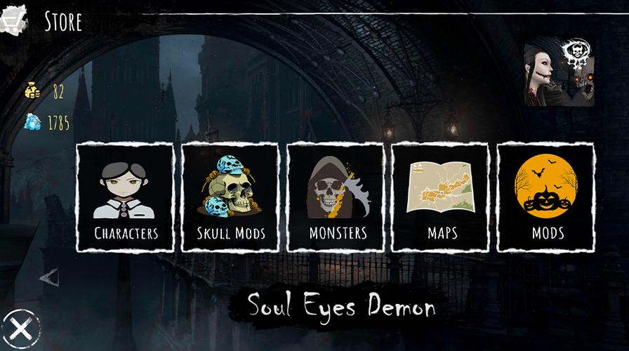Soul Eyes Demon: Horror Skulls 螢幕截圖 1