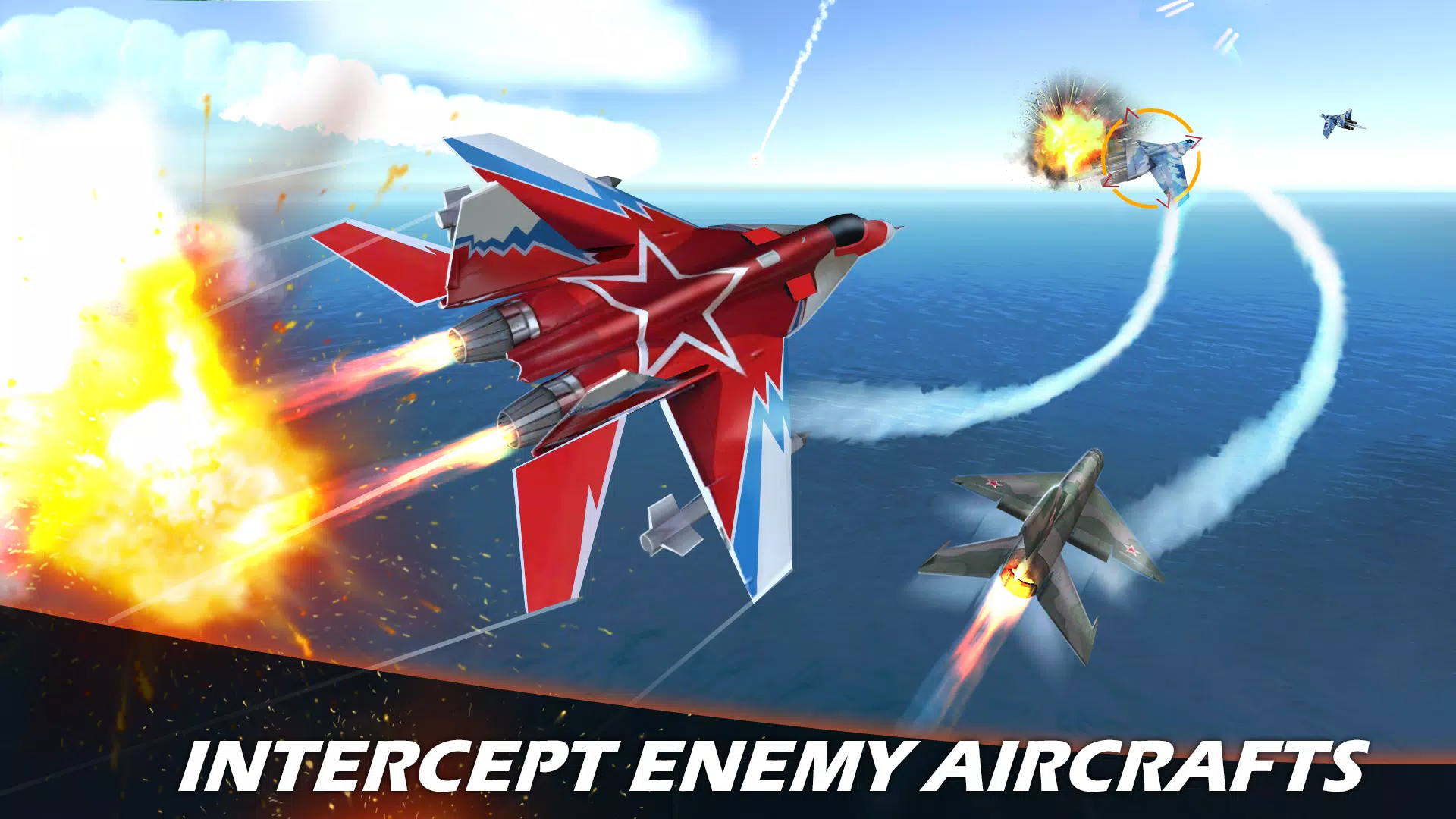 Jet Fighter Airplane Racing 螢幕截圖 1