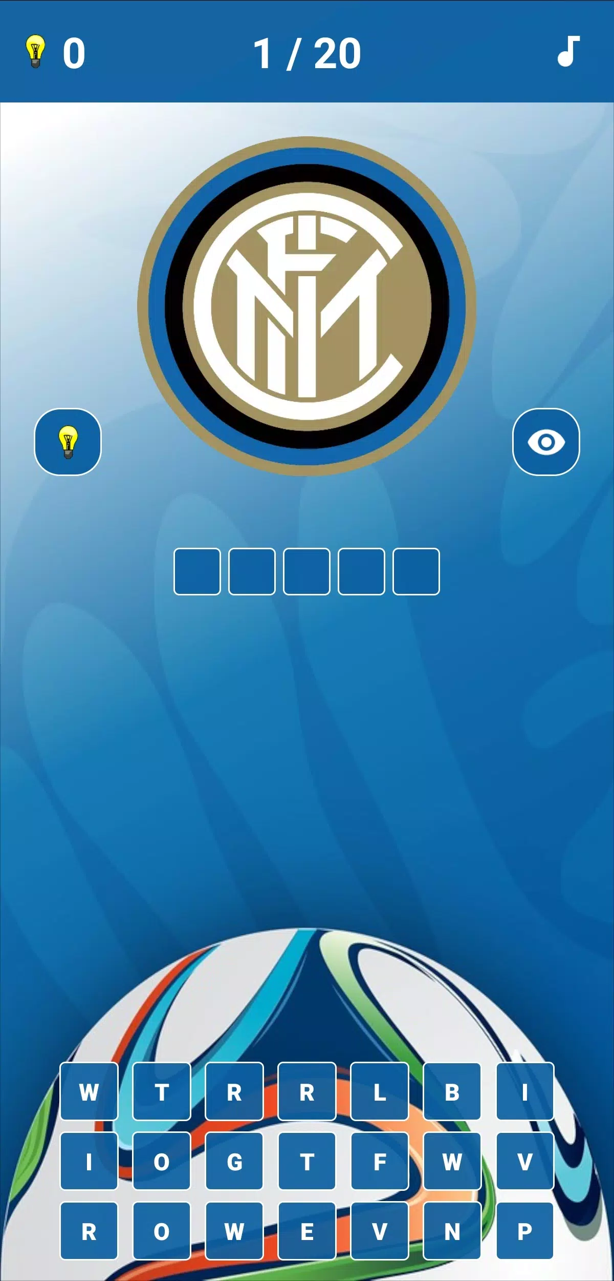 Soccer Clubs Logo Quiz Captura de pantalla 2