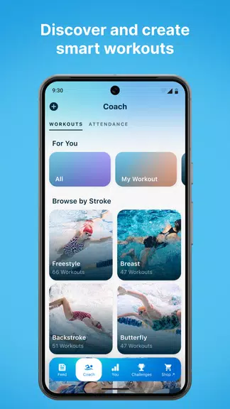 Swim.com: Workouts & Tracking Captura de pantalla 2