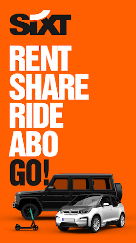 SIXT rent. share. ride. plus. Скриншот 0