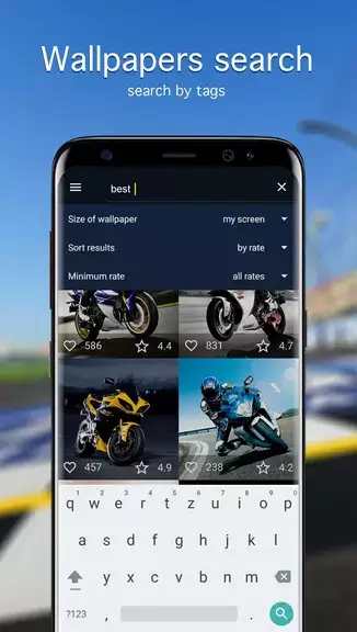 Sports Bike Wallpapers 4K Capture d'écran 1