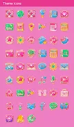 Princess Icons Theme +HOME スクリーンショット 3