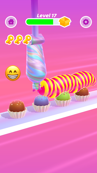 Perfect Cream: Icing Cake Game 스크린샷 2
