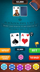 Casino BlackJack 21 Card Game应用截图第1张