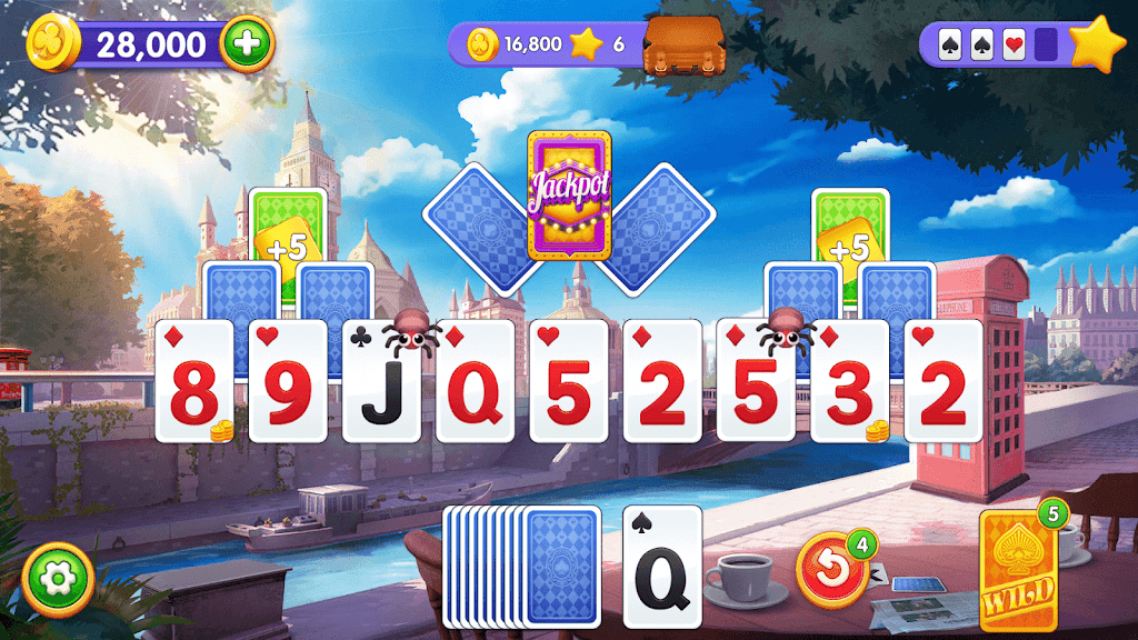 Solitaire Trip: Classic Tripeaks Card Game Screenshot 0