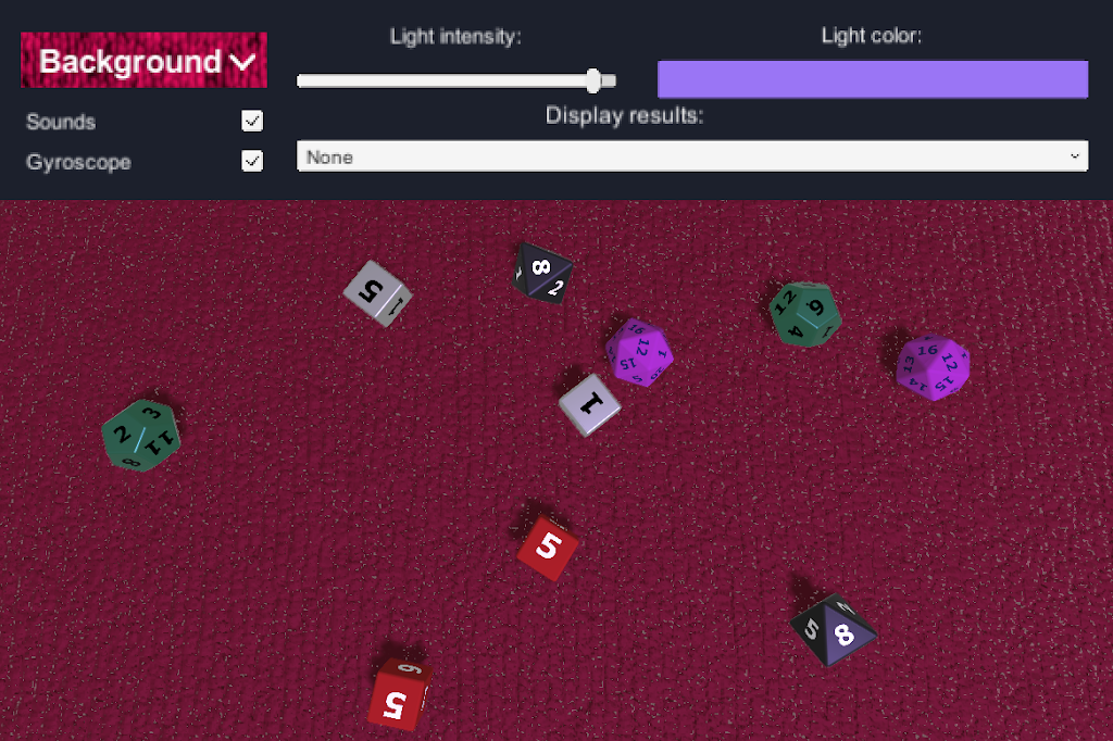 Dice Roller Free by One Trick Pony 螢幕截圖 2