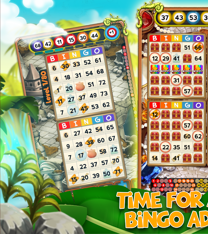 Schermata Bingo Treasure Quest - Paradise Island Riches 0