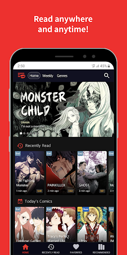 Toomics - Read Premium Comics 스크린샷 0