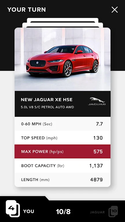 Jaguar Land Rover Top Trumps 螢幕截圖 1
