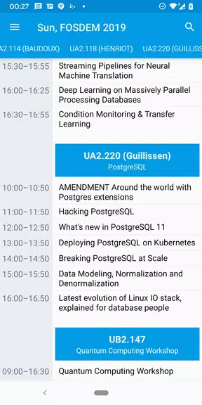 Schermata Giggity (schedule viewer) 1