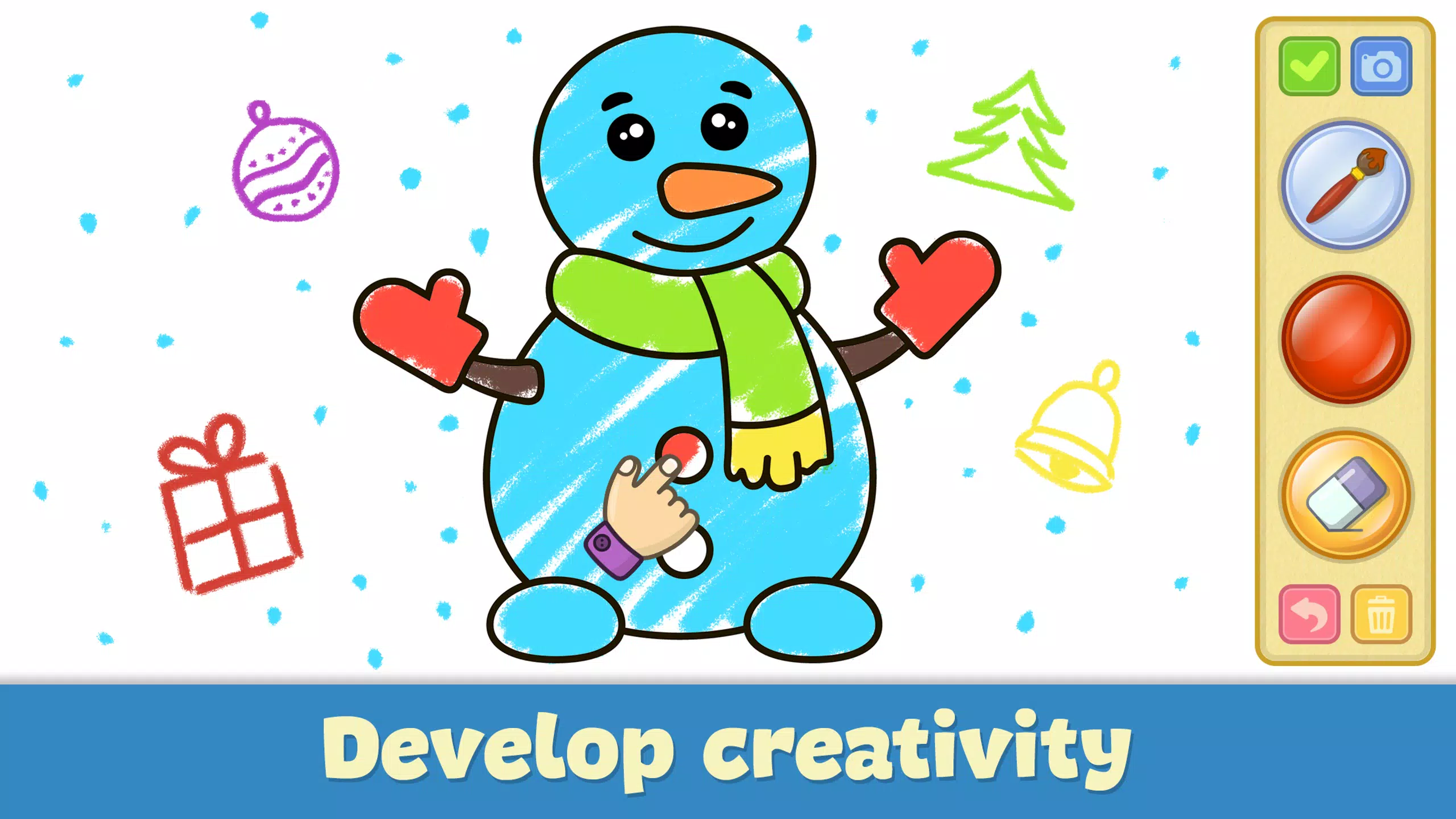 Kids Coloring & Drawing Games ภาพหน้าจอ 2