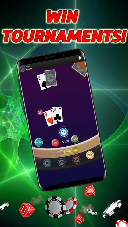 Black Jack for Winners: Card Game Ảnh chụp màn hình 0