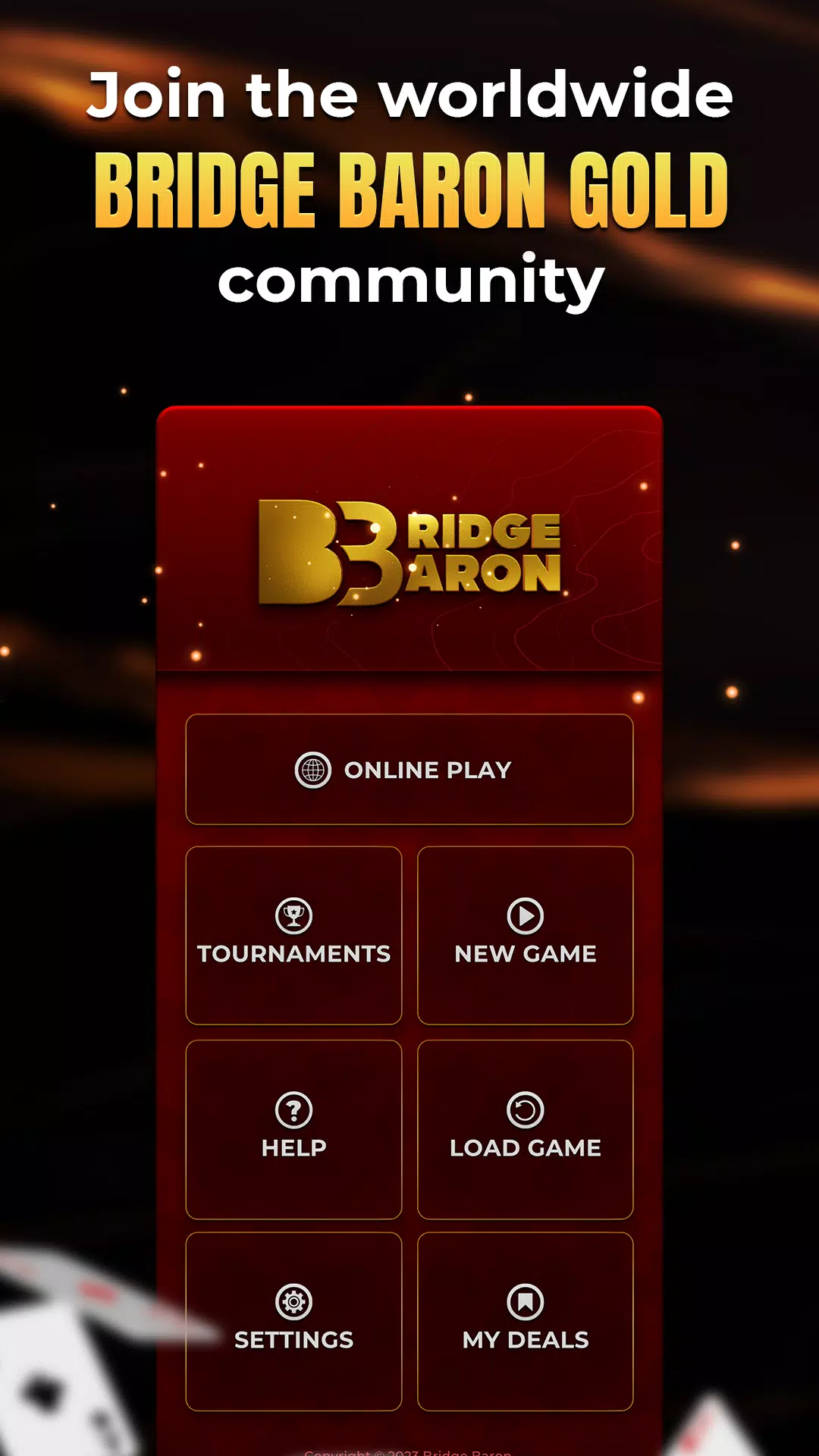 Bridge Baron: Improve & Play Captura de pantalla 0