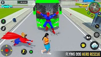 Superhero Dog Rescue Mission Tangkapan skrin 1